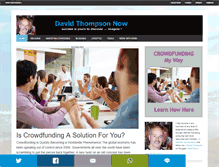 Tablet Screenshot of davidthompsonnow.com